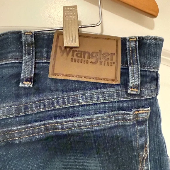 Wrangler Men's Straight Fit Denim Jeans Size 38x34 - Picture 5 of 7
